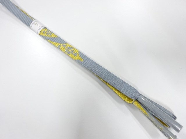 JAPANESE KIMONO / UNUSED KOREI HAND-TIED OBIJIME